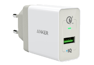 Nooit meer een lege accu met de volgende voordelige powerbank: ANKER PowerPort+ 1 met Quick Charge 3.0 Wit