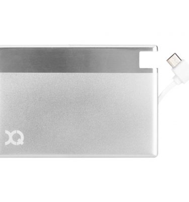 Xqisit Ultra Slim Powerbank 1350 mAh Micro USB Zilver Powerbank goedkoop online kopen en ook nooit meer een lege accu? Bestel hem nu bij CoolBlue